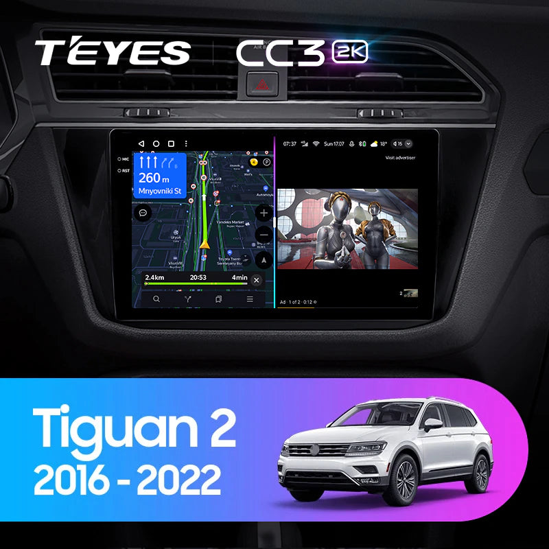 RUIYA per V W Tiguan 2 MK2 GTE Allspace 2017-2022 2023 Pellicola Protettiva  per Navigatore, 9.2 Pellicola Tiguan 2 Navigation Touchscreen Pellicola