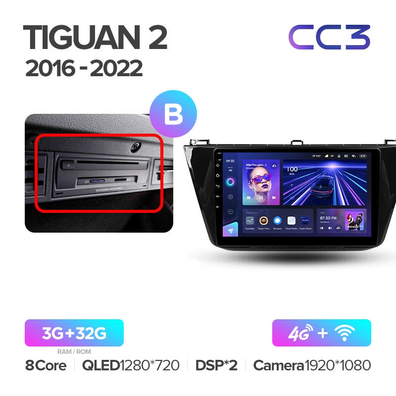 RUIYA per V W Tiguan 2 MK2 GTE Allspace 2017-2022 2023 Pellicola Protettiva  per Navigatore, 9.2 Pellicola Tiguan 2 Navigation Touchscreen Pellicola